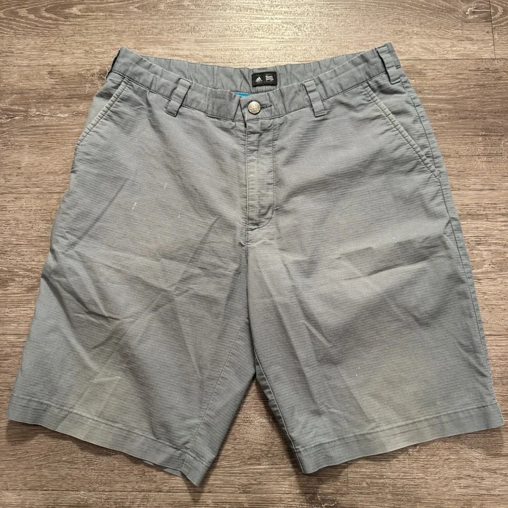 Adidas Golf Shorts Mens 30 Gray Outdoor Performance Casual 10
